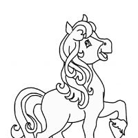 Раскраска Лошадь для девочек