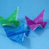 Простая птичка оригами